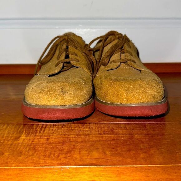 Sperry Topsider Tevin Tan Suede Shoes Sz 2.5 Wide - Picture 4 of 8
